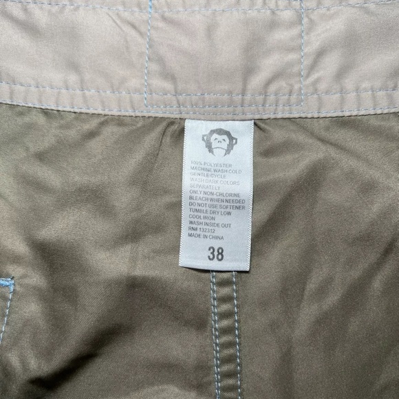 Howler Brothers Board Shorts Men’s Size 38 Brown Swim Trunks Casual Swimming - Picture 7 of 8